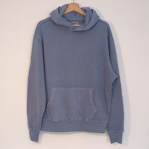 Old Navy Men's Slate Blue, Garment-Dyed Hoodie